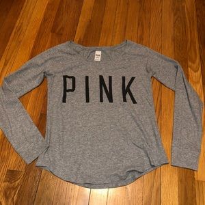 Long Sleeve VS Pink Shirt Size Large